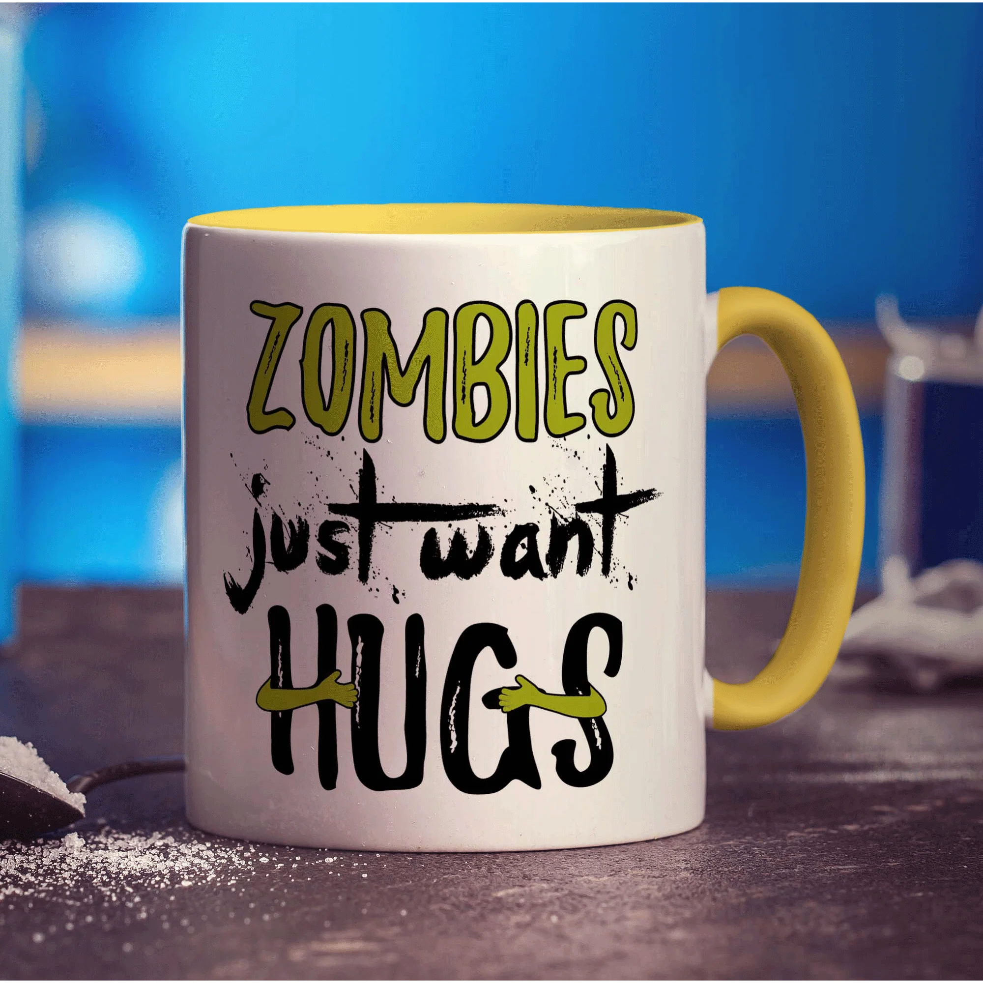 Zombies Just Want Hugs Mug - Image 5