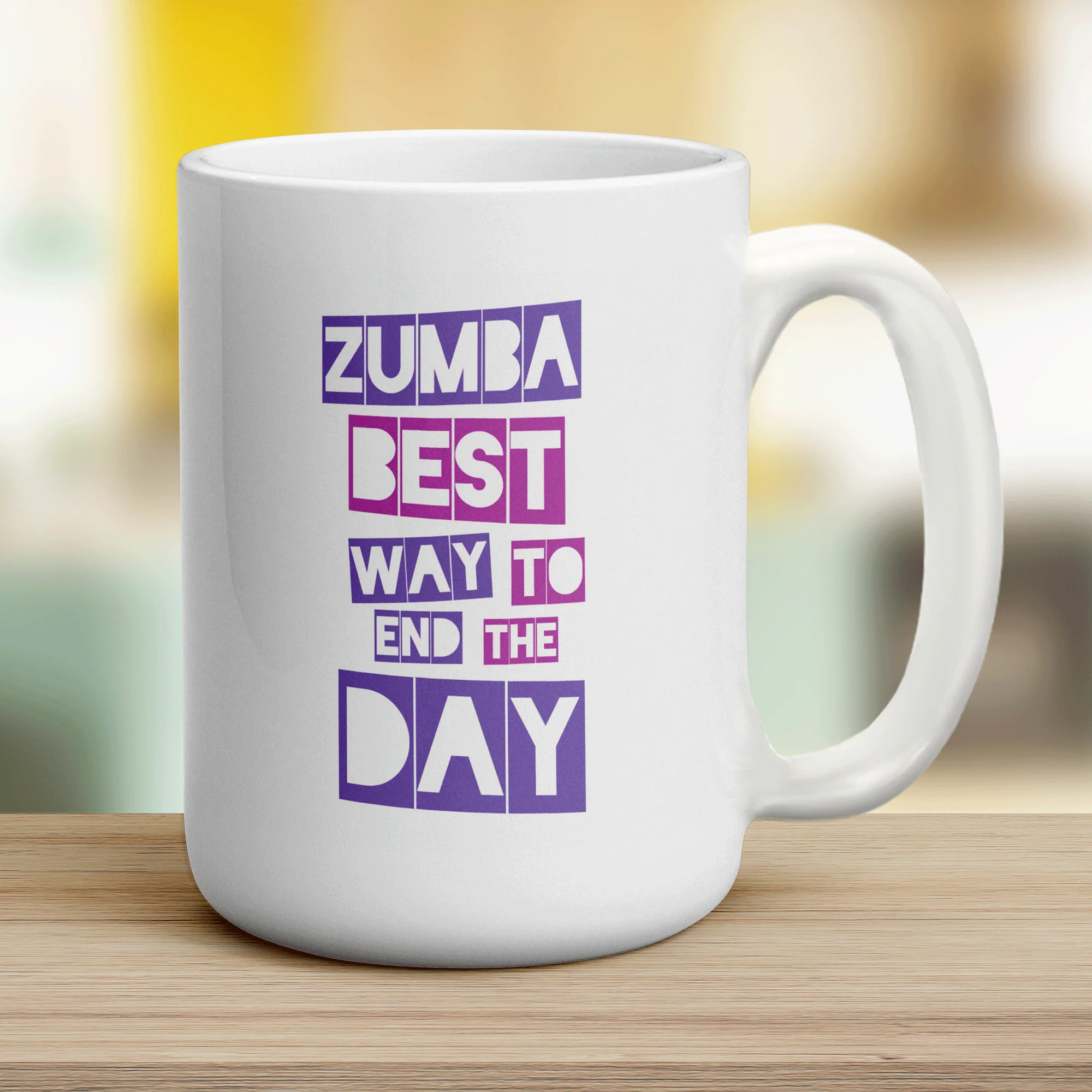 Zumba Best Way To End The Day Mug - Image 12