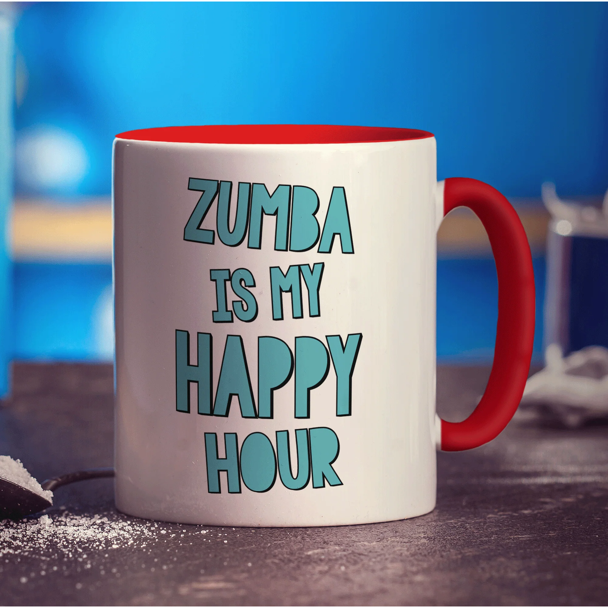 Zumba is My Happy Hour Mug - Image 11