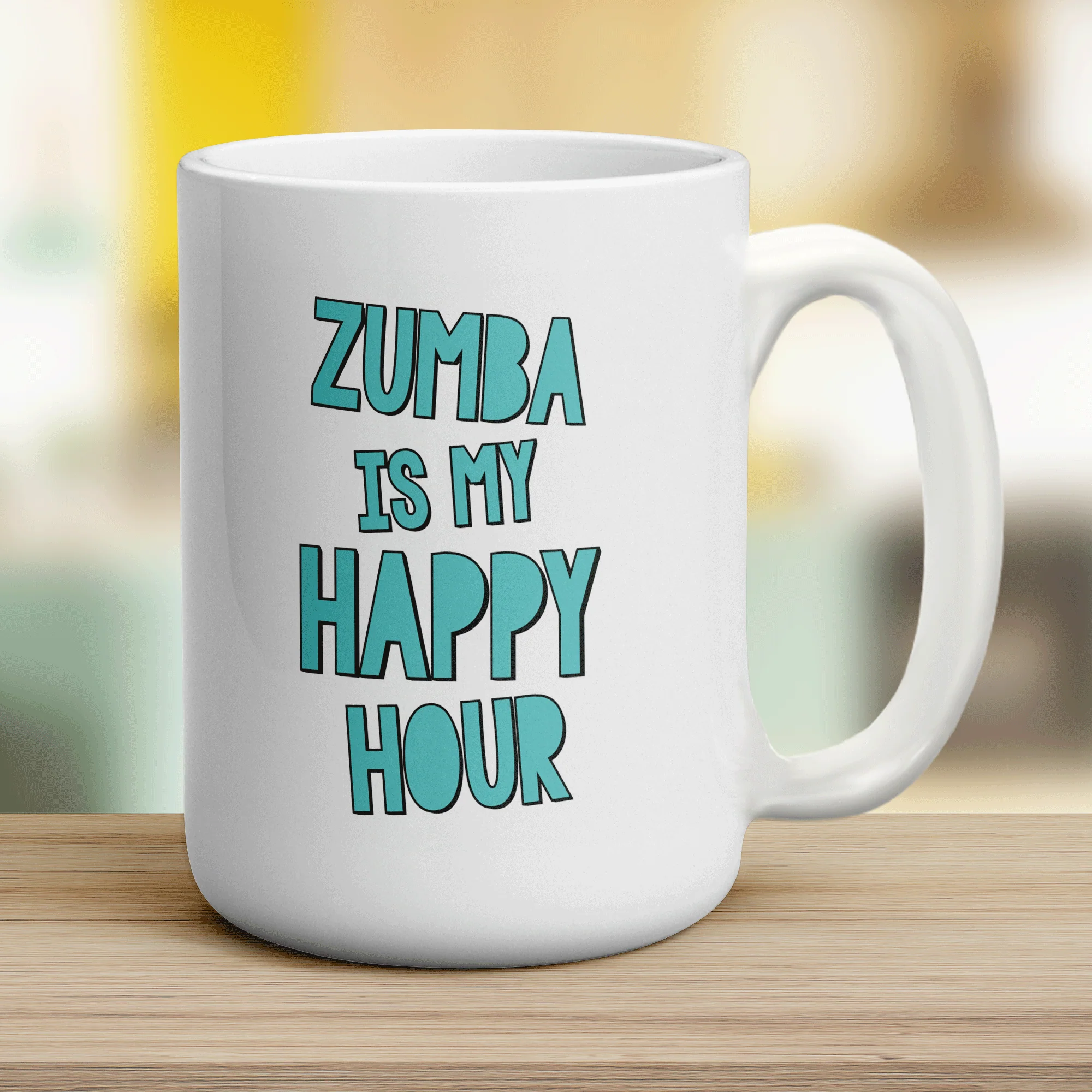 Zumba is My Happy Hour Mug - Image 12