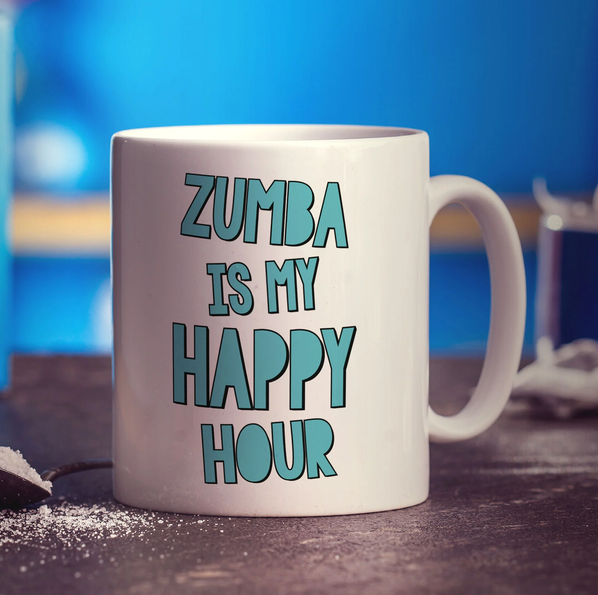 Zumba is My Happy Hour Mug - Image 3